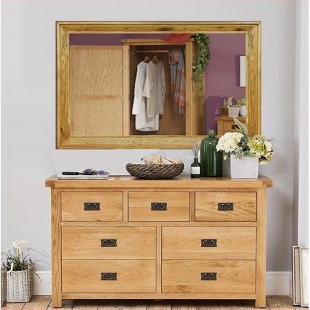 Rustic : Bộ Tủ Trang Điểm Và Gương W1m2 x H80cm